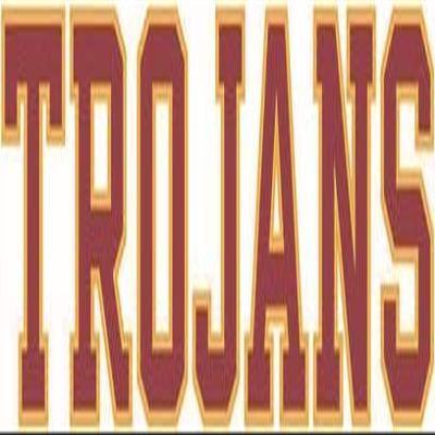 9 Inch Trojans Logo Decal USC University of Southern California SC CA Removable Wall Sticker Art NCAA Home Room Decor 9 by 2 Inches