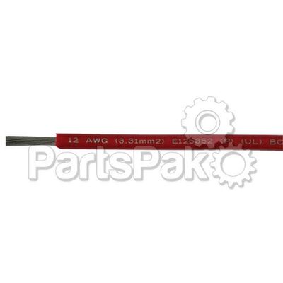 Cobra Wire & Cable A1012t01100ft 12ga Red Tinned Wire 100ft