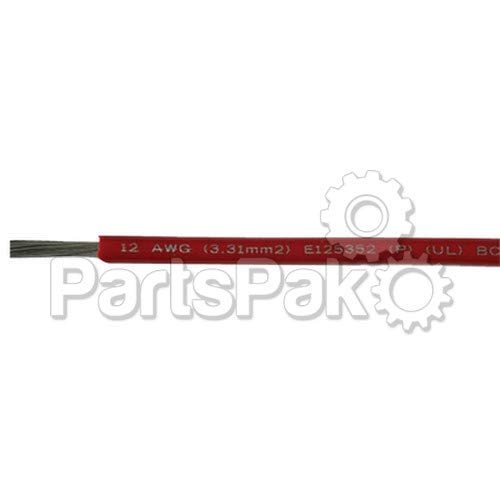 Cobra Wire & Cable A1012t01100ft 12ga Red Tinned Wire 100ft