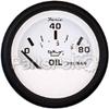 Faria 12902 Gauge Oil Euro White Series view 1