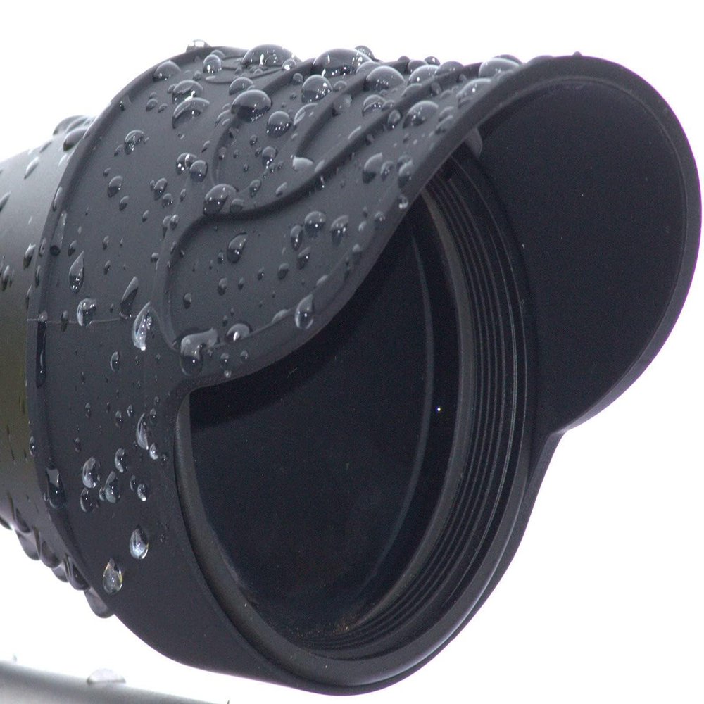 Down Under Outdoors Silicone Rubber Scope Binocular Cover Sunshade Rain Cap Eye Piece Objective Lens Spotting Optics Flip Up Protector 40mm 44mm 50mm 56mm Sold Individually (Medium)