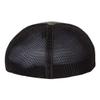 Richardson Fitted Trucker with R-Flex S/M Charcoal/ Neon Green view 4