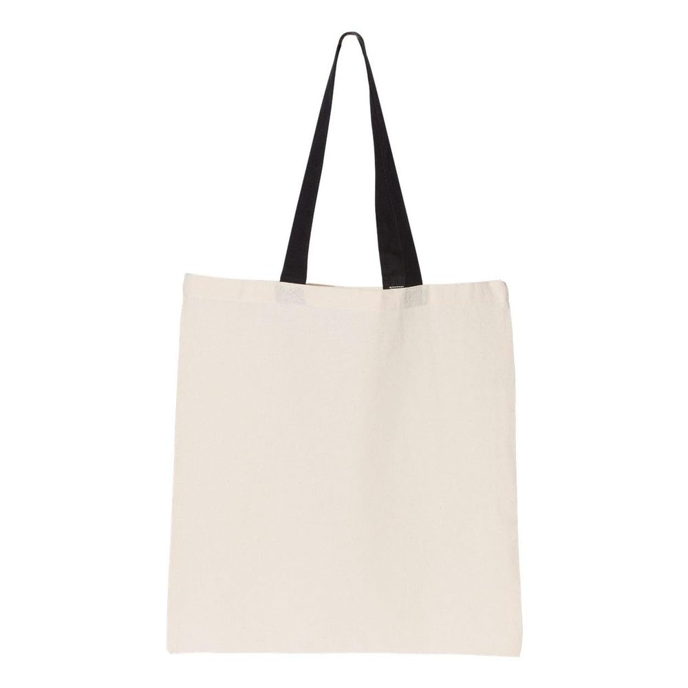OAD OAD Contrasting Handles Tote OS BLACK