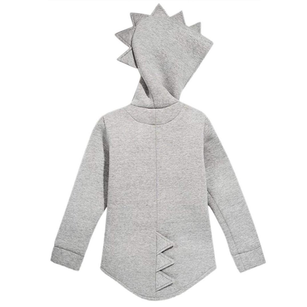 Baby Coat for 1-6 Years Old,Toddler Boys Girls Kids Dinosaur Style Hooded Outerwear Jacket Autumn Winter Overcoat (6-12 Months, Gray)