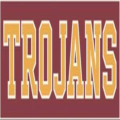 8 Inch Trojans Logo Decal USC University of Southern California SC CA Removable Wall Sticker Art NCAA Home Room Decor 8 1/2 by 2 Inches