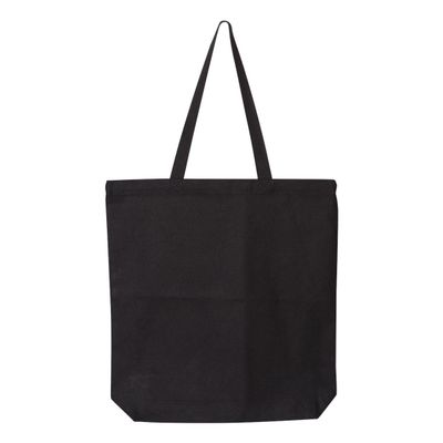 OAD Medium 12 oz Gusseted Tote OS BLACK