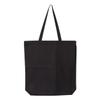 OAD Medium 12 oz Gusseted Tote OS BLACK view 2