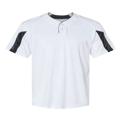 Badger Striker Placket 3XL White/ Black