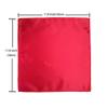 fortunatever Mens Red Satin Pocket Square view 4