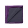 fortunatever Mens Solid Satin Pocket Square(Plum Purple) view 2