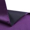 fortunatever Mens Solid Satin Pocket Square(Plum Purple) view 3