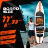 FunWater Stand Up Paddle Board Ultra-Light Inflatable Paddleboard with SUP Accessories for Adults & Youth of All Skill Levels (Classic Cruise) view 2