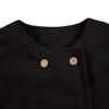 Baby Outwear Cloak 0-5 Years Old,Infant Toddler Girls Kids Fall Winter Button Jacket Warm Cardigan Coat Clothes (0-6 Months, Black) view 4