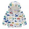 Moonker Baby Jacket 1-5 Years Old,Toddler Girls Boys Children Cartoon Print Zipper Hoodie Wind Coat Outwear Clothes (2-3 Years Old, Dark Blue) view 1