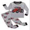 Family Feeling Tractor Little Boys Long Sleeve Pajama Sets for Child Cotton Pyjamas Toddler Kids Pjs Size 3T view 1