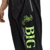 BIG SAM SPORTSWEAR COMPANY Men's Bodybuilding Workout Comfort Design Baggy Muscle Trackpants (S) Black view 3
