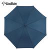 SoulRain 48" Large Umbrella Windproof Stick Umbrellas for Rain, Automatic Open, Vintage Cane Navy Blue big Umbrella with Classic Wooden Handle,Open for 2 Persons adult,for Women & Men(Navy Blue) view 2