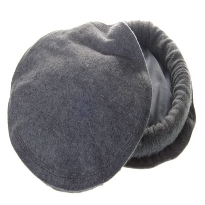 100% Original Wool Chitrali Cap Pakol Hat Peshawari Handmade Medium (Grey)