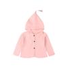 Baby Coat 1-4 Years Old,Infant Toddler Boys Girls Kids Solid Warm Long Sleeve Hooded Jacket Cardigan Outerwear (3-4 Years Old, Pink) view 1