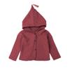 Baby Coat 1-4 Years Old,Infant Toddler Boys Girls Kids Solid Warm Long Sleeve Hooded Jacket Cardigan Outerwear (12-18 Months, Wine) view 1
