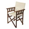 BYER OF MAINE Pangean Campaign Chair, Portable Hardwood Folding Chair with Heavy-Duty Canvas Seat Material. Ideal Patio, Deck & Camping Seat 20d  23w  36h, 250 lbs Capacity, Natural view 1