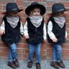 Moonker Girls Faux Fur Waistcoat for 3-8 Years Old,Baby Girls Children Kids Winter Warm Clothes Thick Vest Coat Outwear (4-5 Years Old, Black) view 3