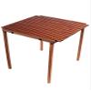BYER OF MAINE - Pangean Nomad Folding Wood Table, Hardwood Portable Table for Bistro, Deck, or Camping, Use Indoors or Outdoors view 1