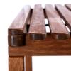 BYER OF MAINE - Pangean Nomad Folding Wood Table, Hardwood Portable Table for Bistro, Deck, or Camping, Use Indoors or Outdoors view 4