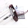 Caiyao Fashion Cross Leather Bracelet Alloy Cross Religious Gifts for Men Jewelry-Brown view 3