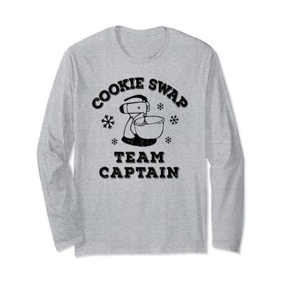 Cookie Swap Team Baking Captain Long Sleeve T-Shirt