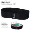 Limm Leg Bands for Legs and Butt - Booty Resistance Hip Bands for Working Out - Fitness Loops to Activate Legs, Thighs, Bootie, Glutes and Core - Premium Elastic Non-Slip Cotton Fabric Bands view 2