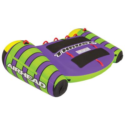 Airhead Thrust, 3 Rider Towable Tube, Green/Purple