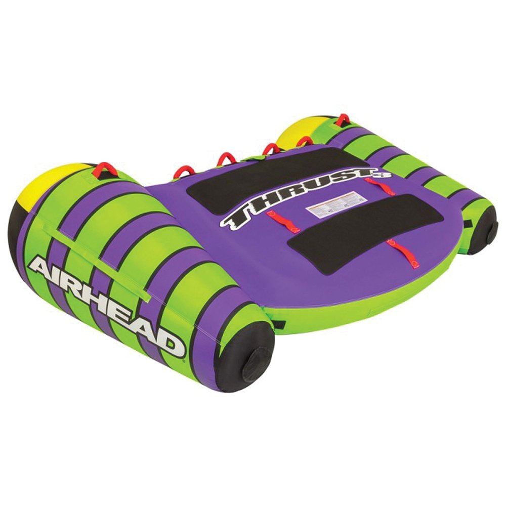 Airhead Thrust, 3 Rider Towable Tube, Green/Purple