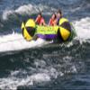 Airhead Thrust, 3 Rider Towable Tube, Green/Purple view 2