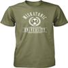 NOFO Clothing Co Miskatonic University, Arkham, MA Men's T-Shirt, XXL Moss view 1