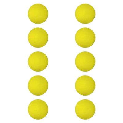 Baosity 10 Pieces/Lot EVA Foam Golf Training Practice Golf Accessories, Yellow, 42mm