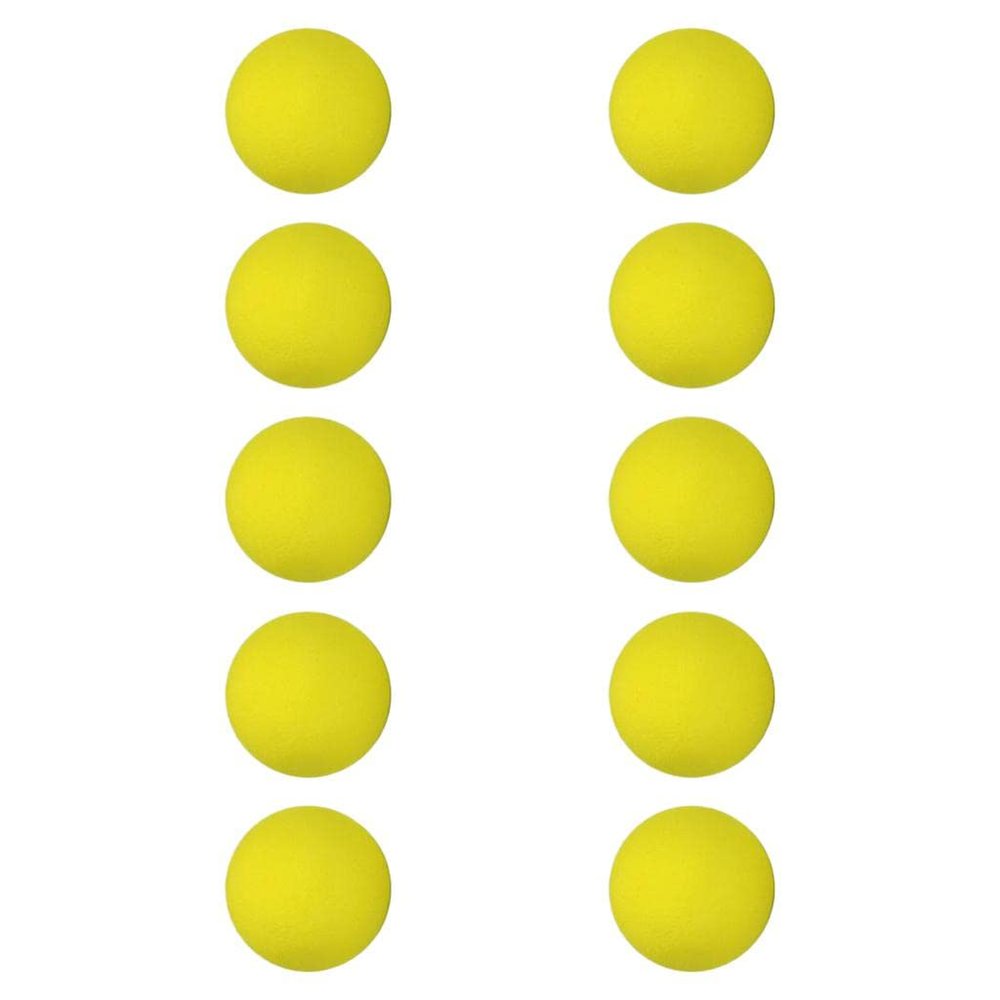 Baosity 10 Pieces/Lot EVA Foam Golf Training Practice Golf Accessories, Yellow, 42mm