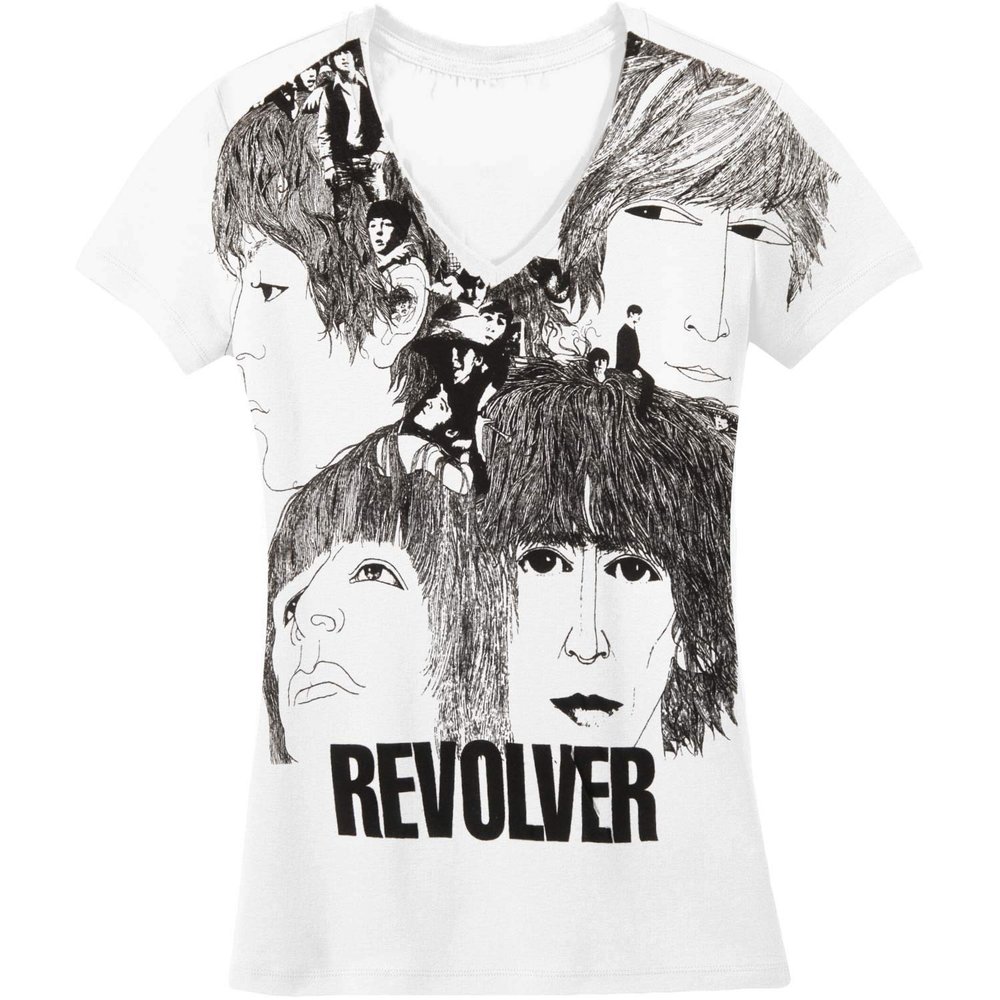 Beatles Revolver Junior Top Small White