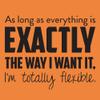 UGP Campus Apparel As Long As Everything is Exactly The Way I Want It, I'm Totally Flexible T Shirt - 3X- Large - Tennessee Orange view 2