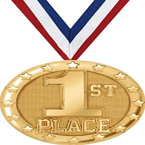 1st Place Medals - 2" Gold Place Medal Awards 20 Pack
