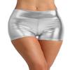 NE PEOPLE Womens Sexy Shorts Metallic/Satin Spandex Hot Pants Made in USA view 1