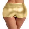 NE PEOPLE Womens Sexy Shorts Metallic/Satin Spandex Hot Pants Made in USA view 3