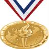 Torch Medals - 2" Gold Torch Medal Awards 20 Pack view 1