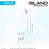 Cressi Island 2.0, Translucent Pink/Clear/Black view 4