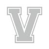 Applicable Pun Varsity Letter V - Vinyl Decal for Outdoor Use on Cars, ATV, Boats, Windows and More - Light Grey 5 Inches Tall view 1