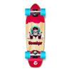 Yocaher Longboard Complete Mini Cruiser 27" x 8" w/Premium Black Grip Tape, Heavy Duty Aluminum Alloy Truck, 62mm Wheels, ABEC -9 Bearings -Red Chimp - Hear No Evil view 1