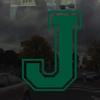 Applicable Pun Varsity Letter J - Vinyl Decal for Outdoor Use on Cars, ATV, Boats, Windows and More - Forest Green 3 Inches Tall view 2