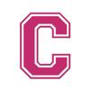 Applicable Pun Varsity Letter C - Vinyl Decal for Outdoor Use on Cars, ATV, Boats, Windows and More - Hot Pink (Magenta) 3 Inches Tall view 1