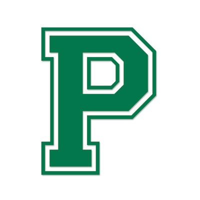 Applicable Pun Varsity Letter P - Vinyl Decal for Outdoor Use on Cars, ATV, Boats, Windows and More - Green 4 Inches Tall