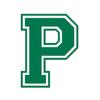 Applicable Pun Varsity Letter P - Vinyl Decal for Outdoor Use on Cars, ATV, Boats, Windows and More - Green 4 Inches Tall view 1